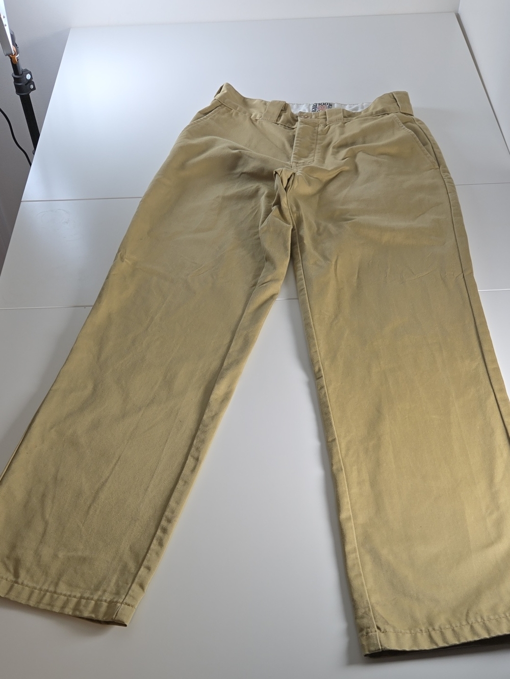 Very Rare Dickies 100 Aniversary Chinos - Light Mustard Women's 27in